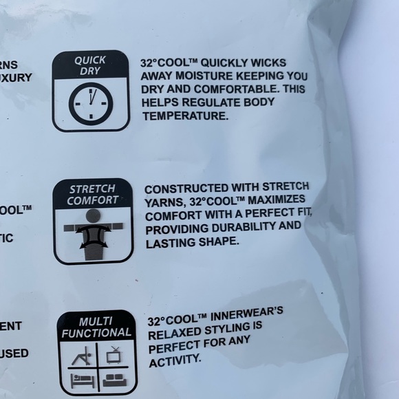 32 Degrees Womens Short Sleeve 2-Pack Black/Orchid - Picture 6 of 7